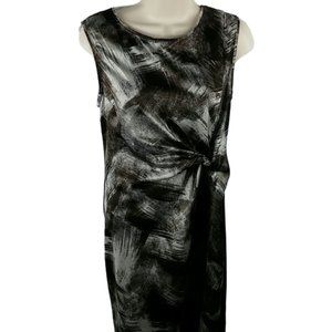 Simply‎ Vera Wang sleeveless side knot dress petite
